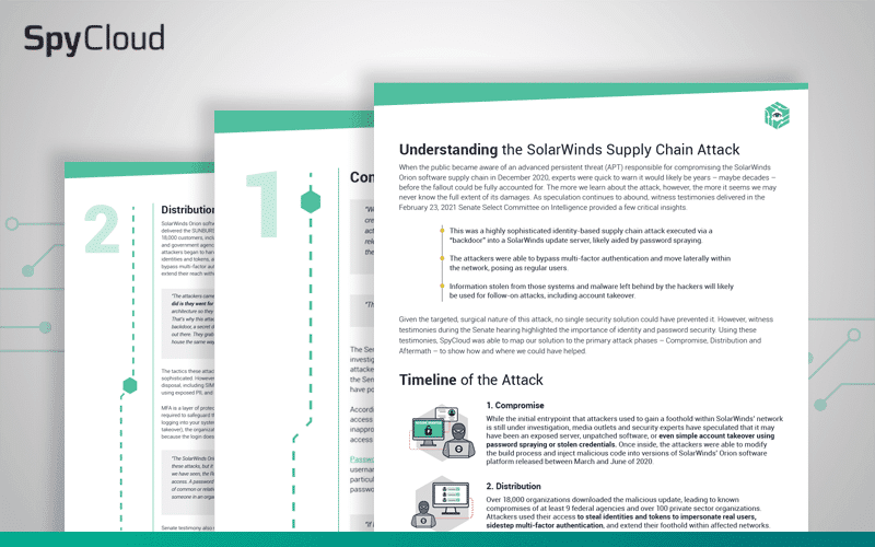 Whitepaper: Understanding the SolarWinds Supply Chain Attack