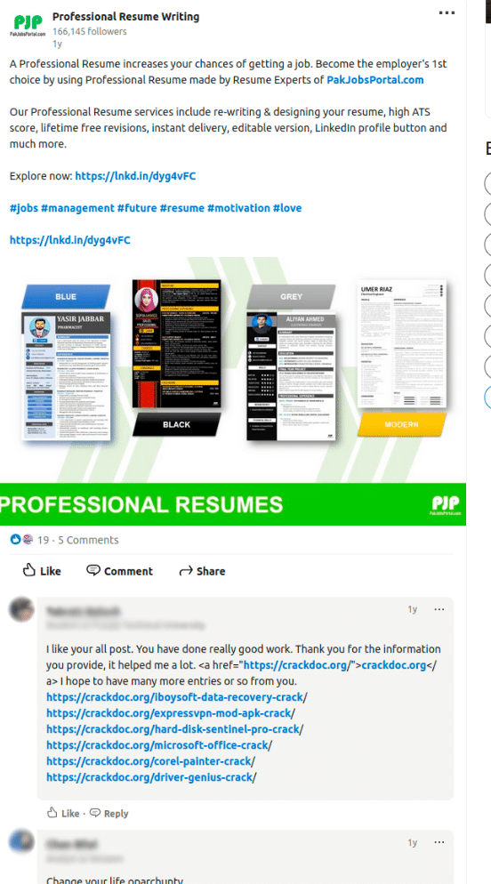 SpaxMedia publisher instructs people to click on their crack site